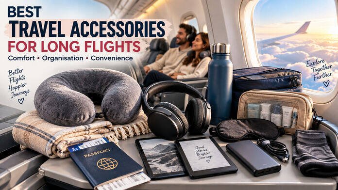 Best Travel Accessories for Long Flights: Comfort, Organisation & Convenience